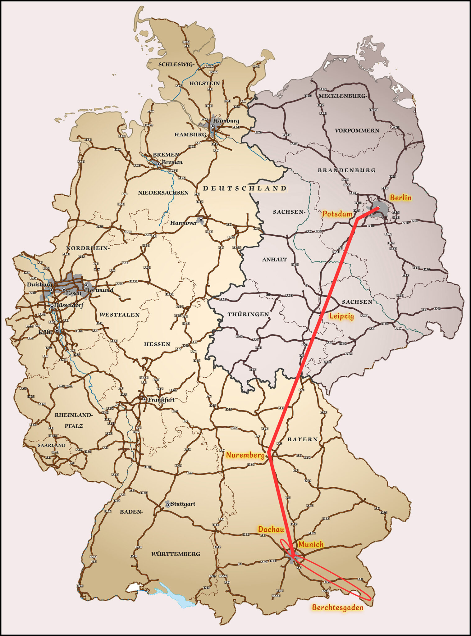 3rd Reich & Divided Germany Route