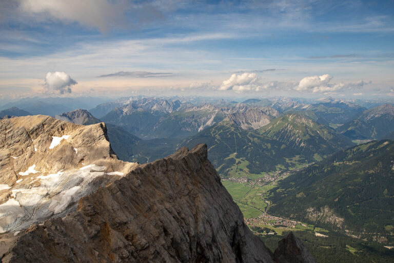 Fantastic view from the Zugspize