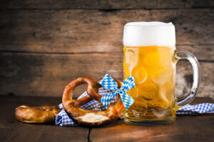 Bavarian Beer with Pretzels (Brezn)