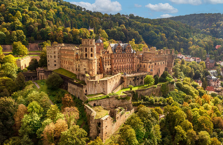 Heidelberg Castle, part reconstructed, part ruins