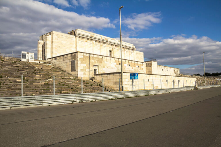 View of the Zeppelinfeld in Nuremberg, Germany.