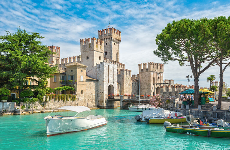 Rocca Scaligera at Lake Garda, Italy