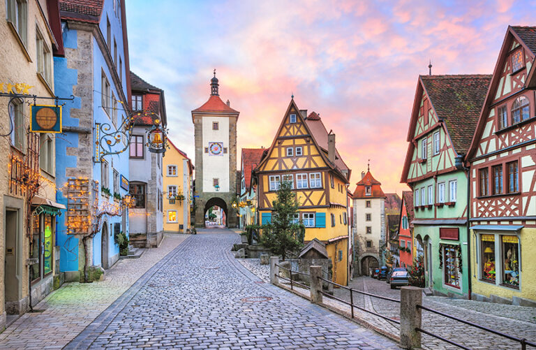 the Plonlein in Rothenburg Ob Der Tauber