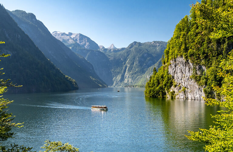 View from the Malerwinkel point at Konigssee Lake