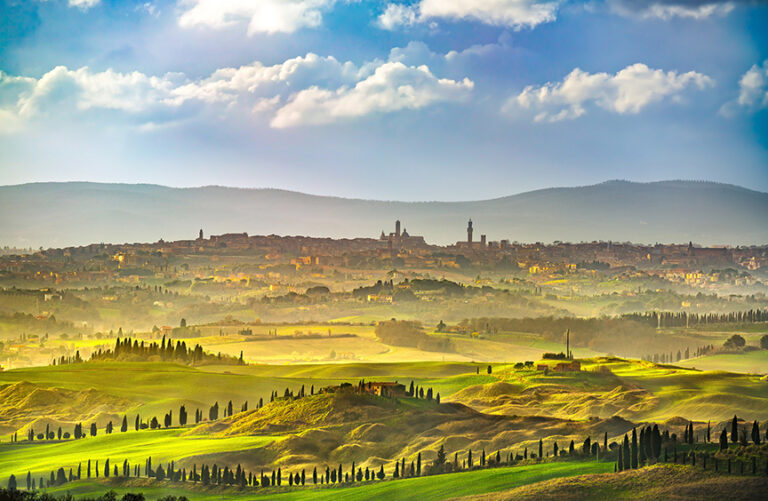 Dreamy Landscape in Val d'Orcia, Tuscany