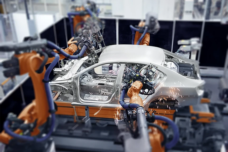 Car Factory with Robotics