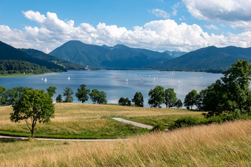 Lake Tegernsee in Bavaria